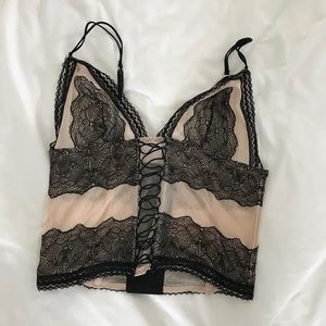 Victoria’s Secret Lingerie-Style Lace Top